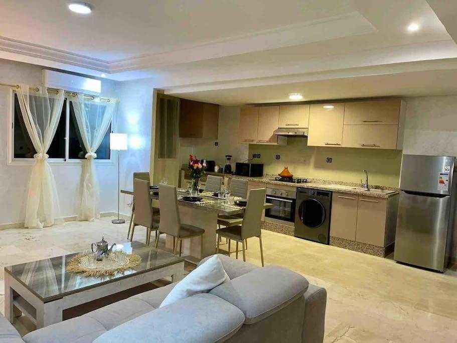 מרקש Appartement Haut Standing 3 Chambres Avec Terasse Quartier Gueliz Hivernage A Marrakech I19 מראה חיצוני תמונה