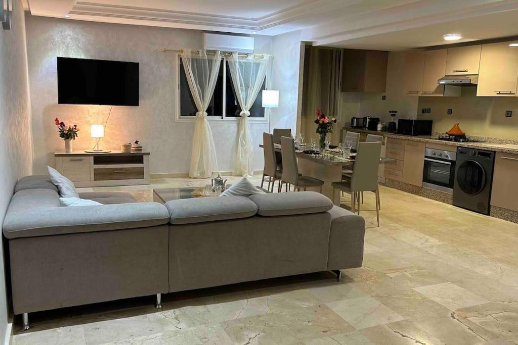 מרקש Appartement Haut Standing 3 Chambres Avec Terasse Quartier Gueliz Hivernage A Marrakech I19 מראה חיצוני תמונה